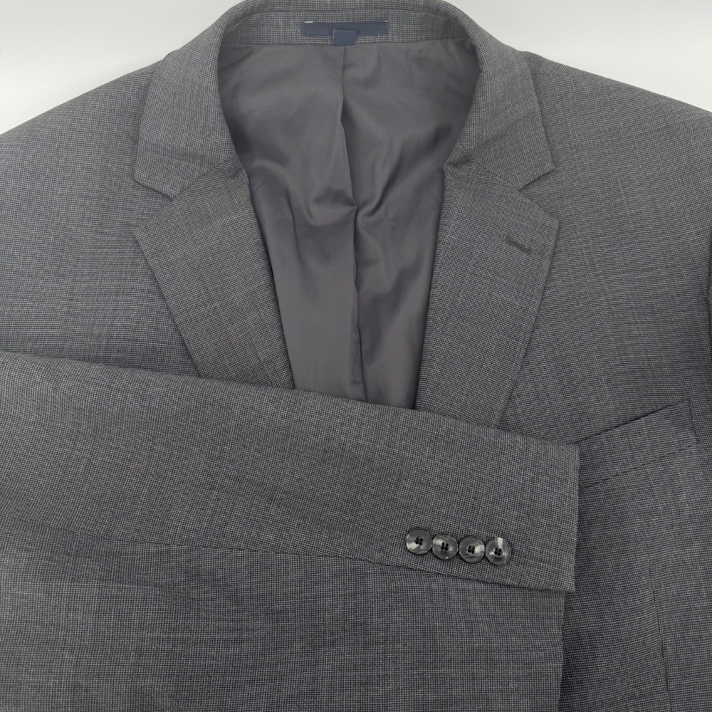 Jos. A. Bank 1905 Tailored Fit Grey Organica Wool Blazer Jacket 46S Mens